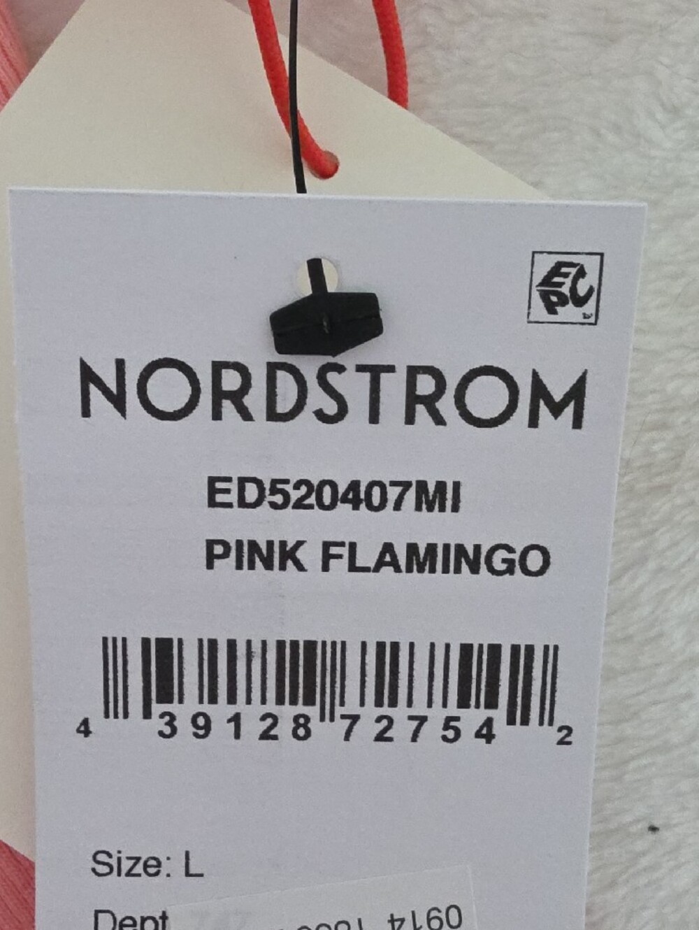 Large Open Edit Pink - Flamingo Button-Front Ribbed Tank - Picture 4 of 6